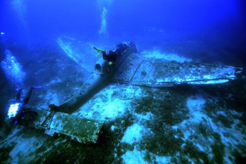 Wreck Hunters Adriatic projekt - podmorje Jadrana - Olupina aviona Junker Ju 87 R-2 Stuka u moru